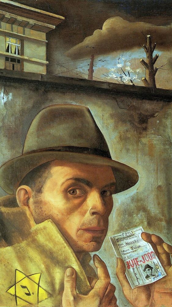 Self Portrait with Jewish Identity Card