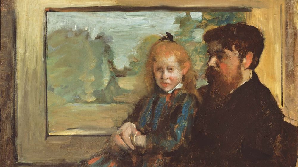 Henri Rouart and His Daughter Helene
