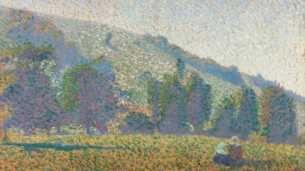 Two Breton Women in a Meadow