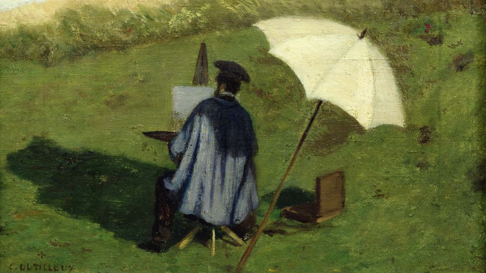 Desire Dubois Painting in the Open Air