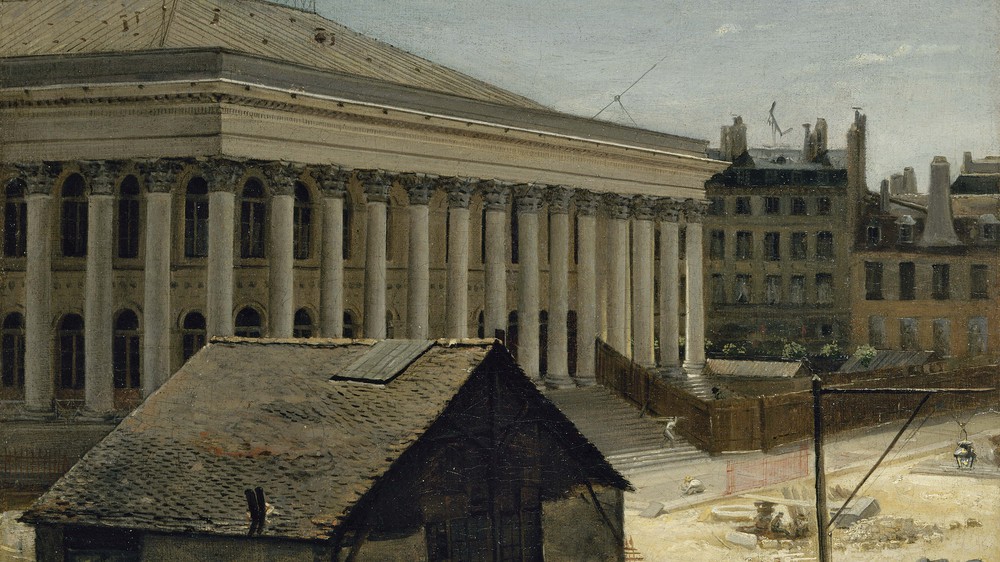 La Bourse en construction.