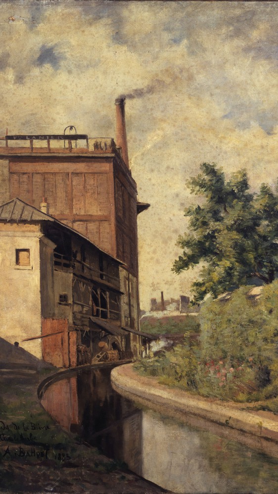La Bièvre, rue Croulebarbe (Usine de la veuve Lanier)