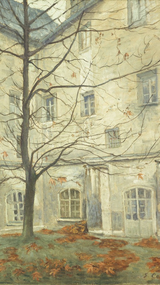 La Cour Lacordaire, au couvent des Carmes, rue de Vaugirard