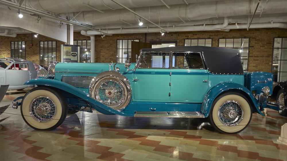 A Duesenberg Model J Convertible Sedan
