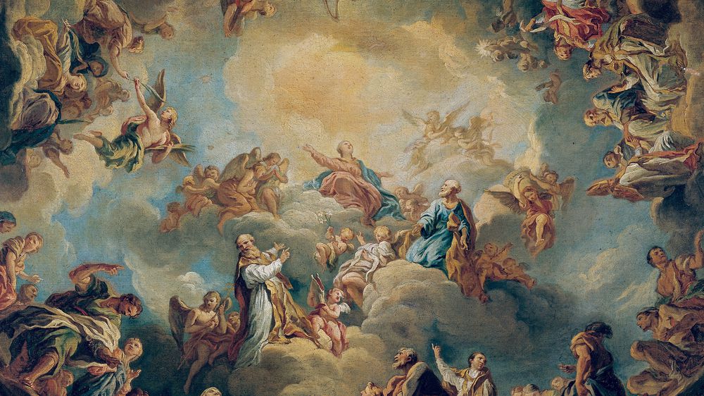 The Glorification of the Virgin (detail)