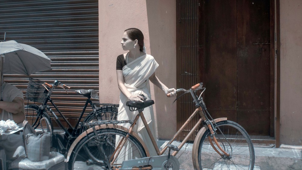 A Woman and A Bike