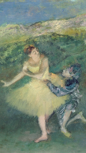 Harlequin and Colombine
