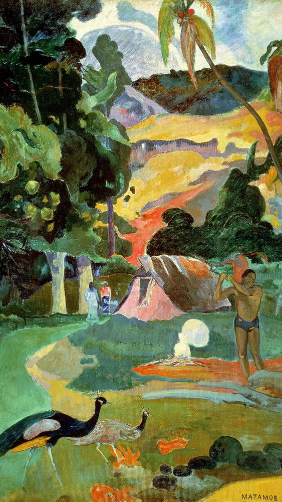 Matamoe or, Landscape with Peacocks