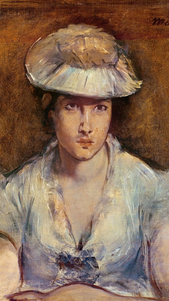 Young Girl Dressed in White or Marguerite Gauthier-Lathuille