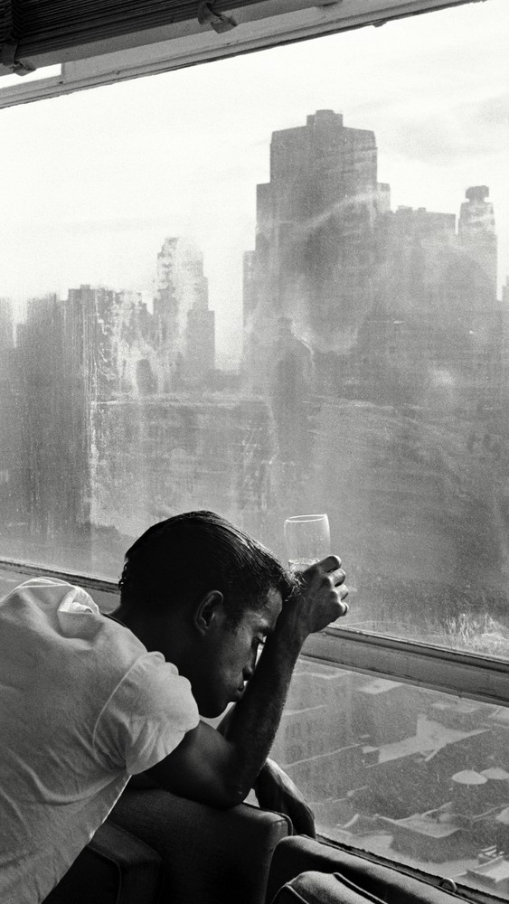 Sammy Davis Jr. at Window