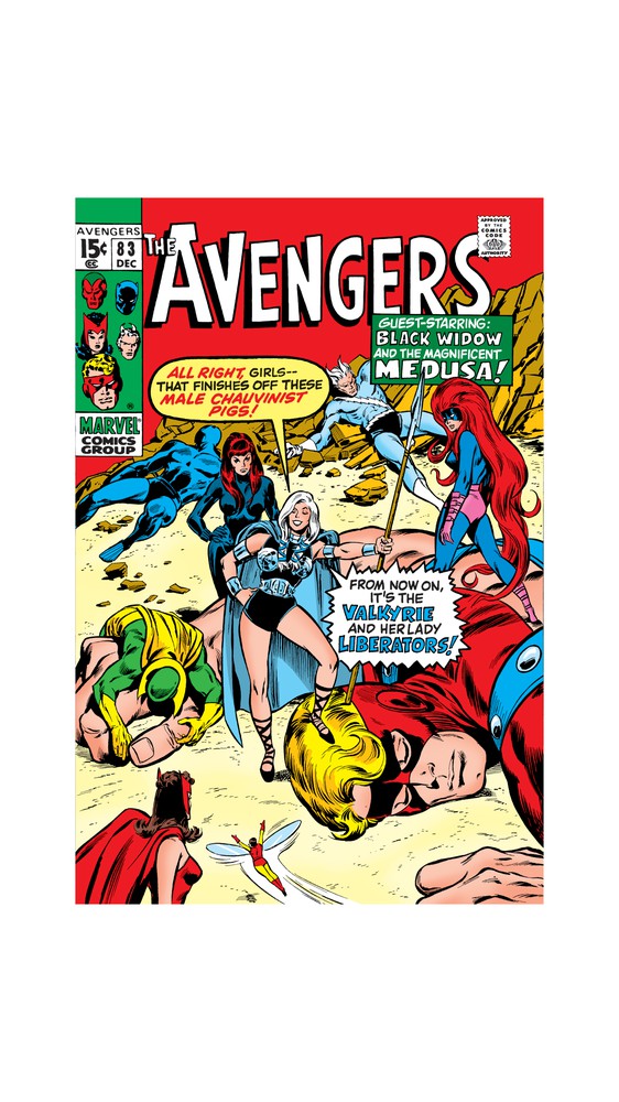 Cover Art: Black Widow with Group