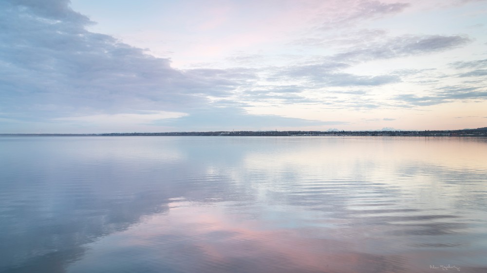 Bellingham Bay Clouds Reflection II