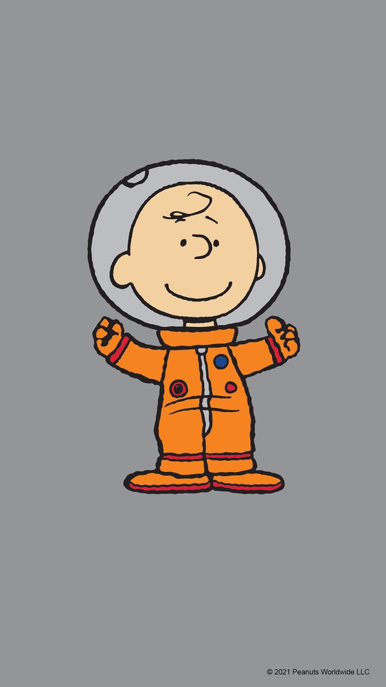 Charlie Brown in Space Suit
