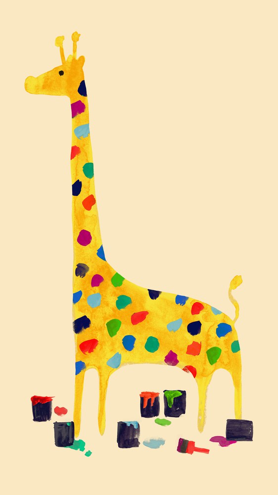 Whimsical Giraffe