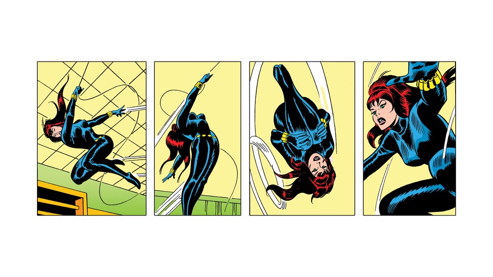 Black Widow Swinging