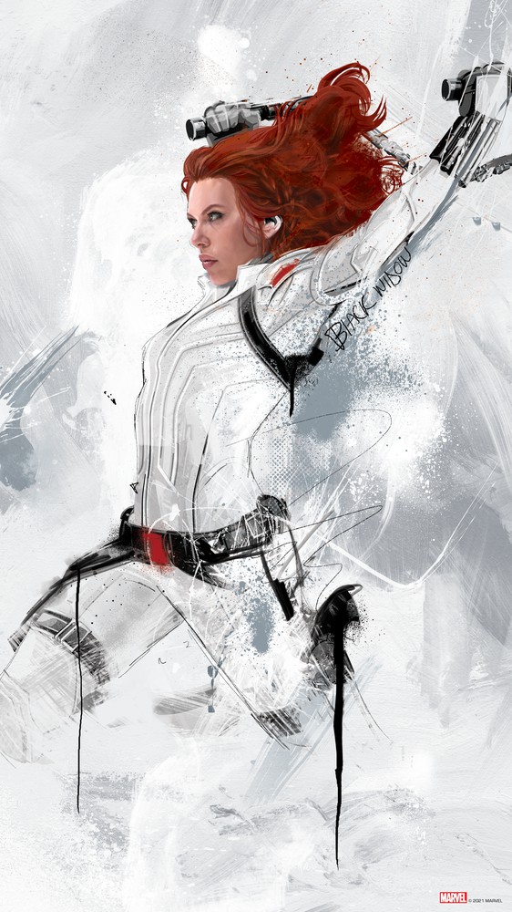 Black Widow in Action