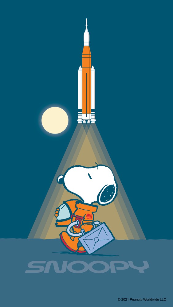 Snoopy at Rocket Launch