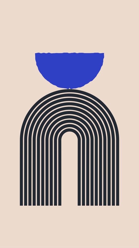 Mid Century Modern Rainbow