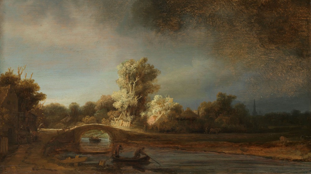 Landscape with a Stone Bridge
