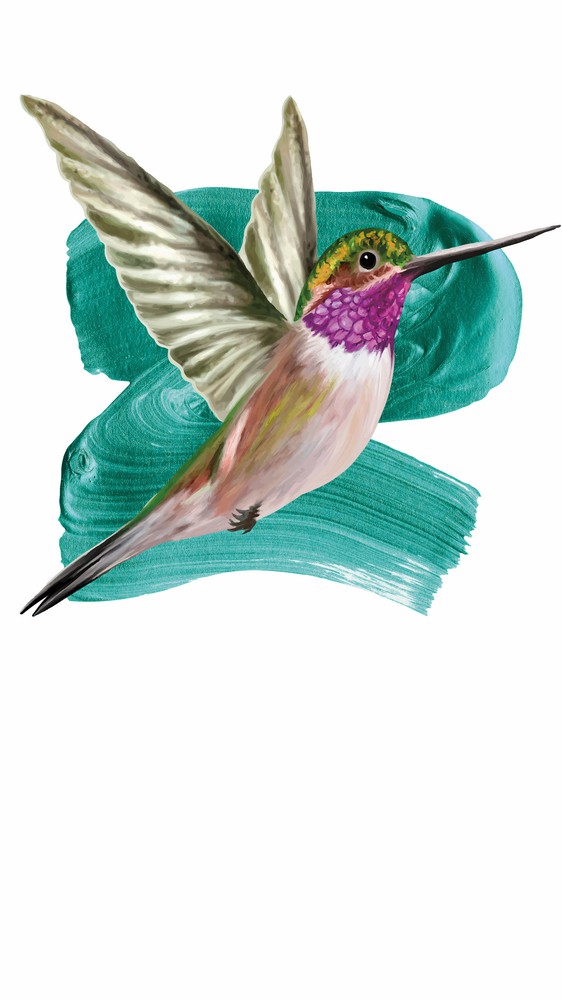 Modern Hummingbird I