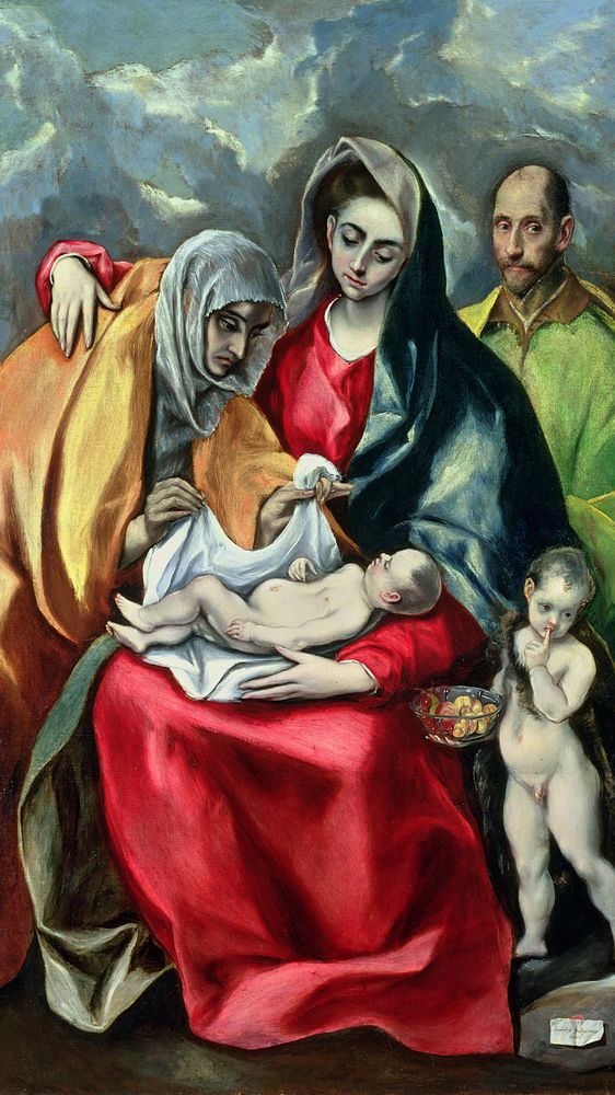 The Holy Family with St. Elizabeth