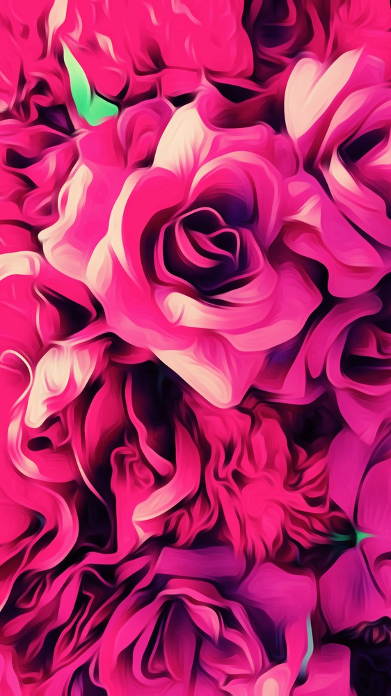 Pink Flower Burst