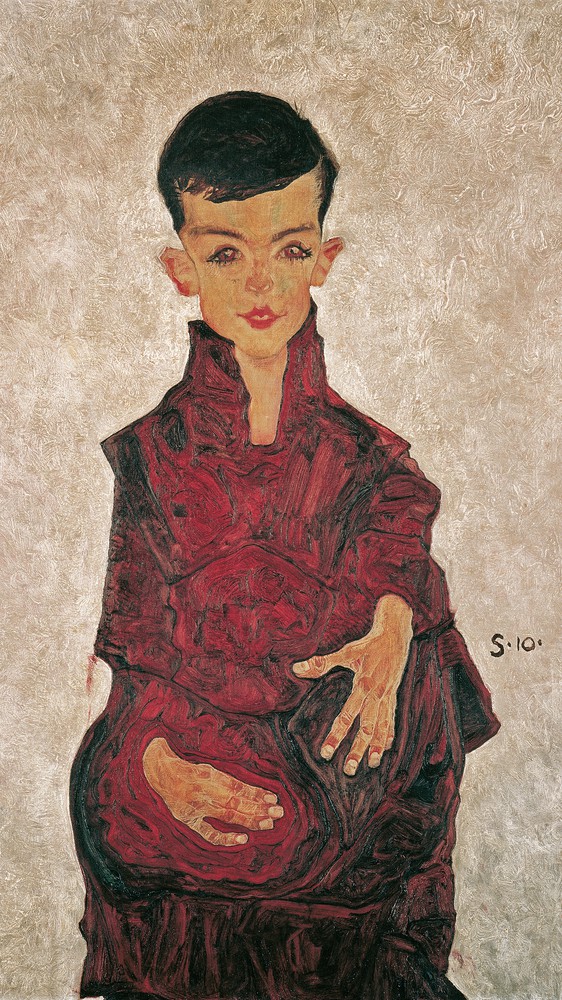 Rainerbub (Portrait of Herbert Rainer aged about 6 years)