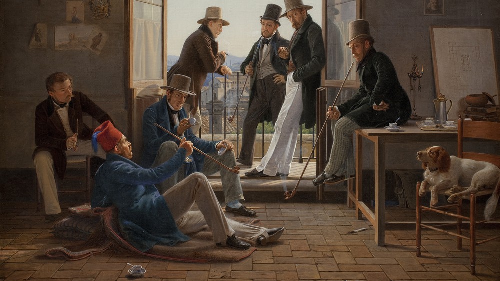 A Group of Danish Artists in Rome