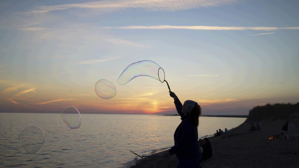 Bubbles at Sunset