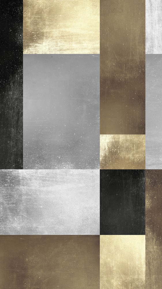 Gray and gold art 1