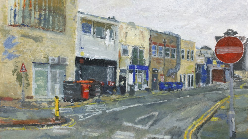 Back of parade of shops