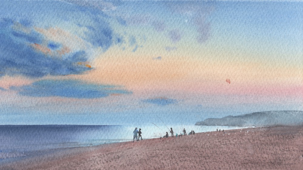 Sunrise on the coast