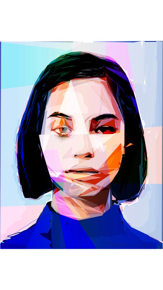 Woman With Blue Blouse