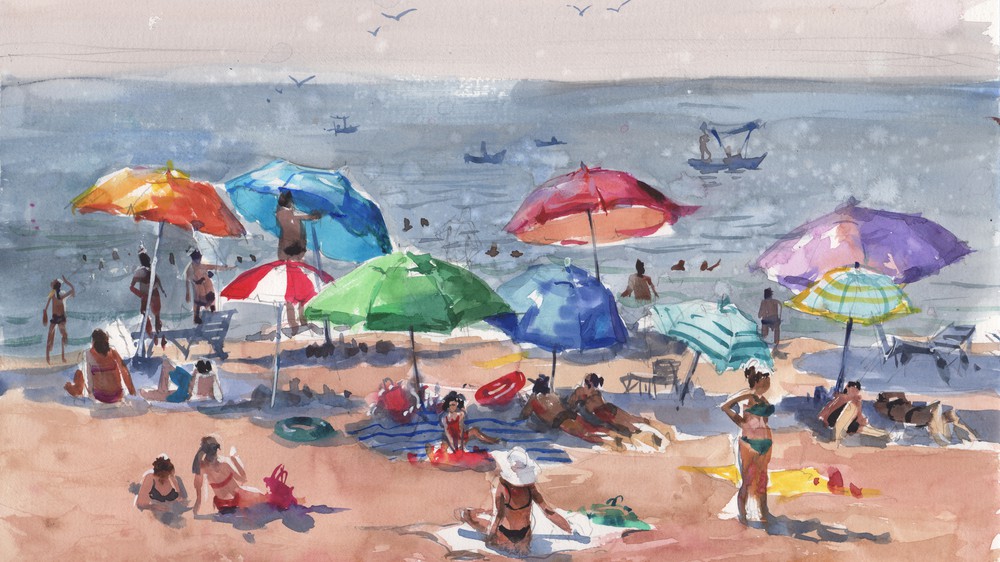 Sunny day at the beach