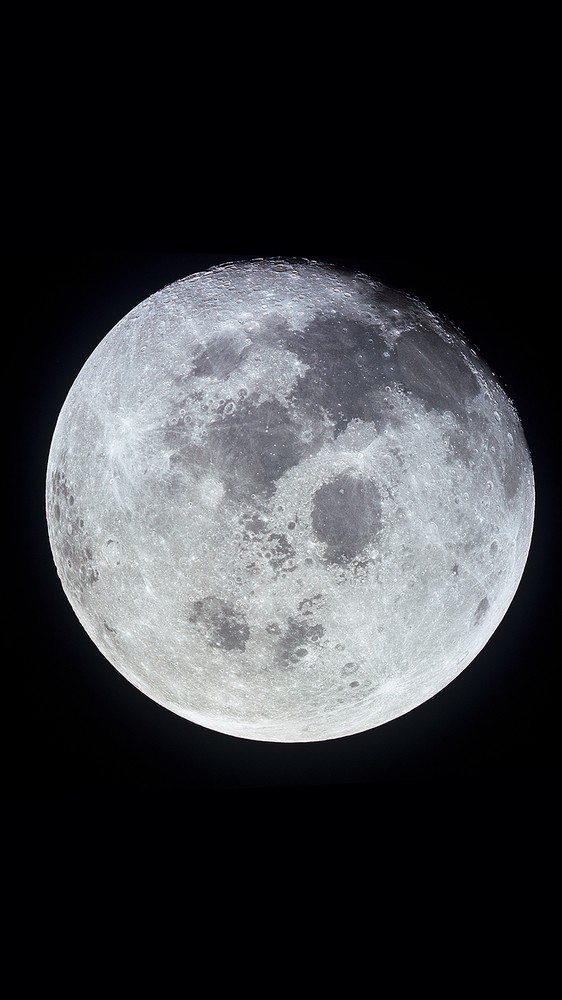 Full Moon Photographed From Apollo 11 Spacecraft