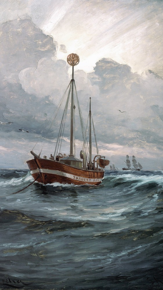 The Lightship at Skagen Reef