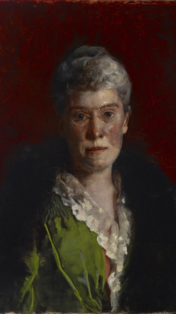 Portrait of Mary Knox Buzby Addicks Warner