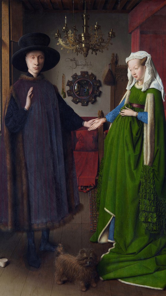 The Portrait of Giovanni Arnolfini and His Wife Giovanna Cenami