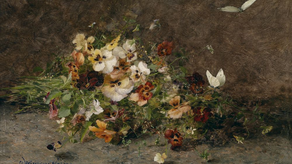 Pansies and Butterflies