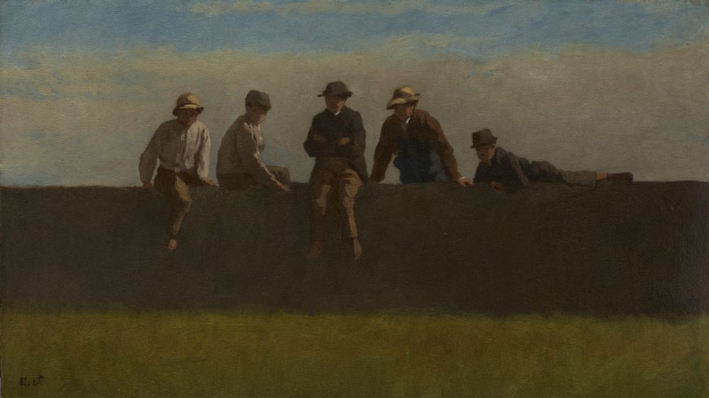 Five Boys on a Wall