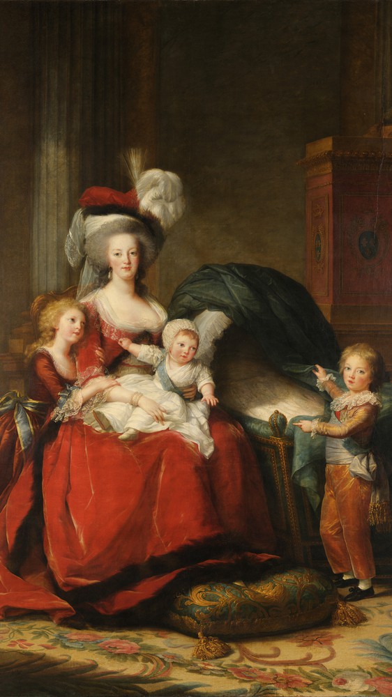 Marie-Antoinette de Lorraine-Habsbourg, Queen of France, and Her Children