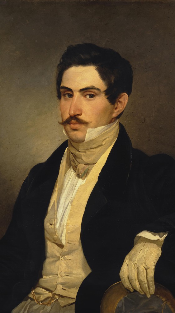 Portrait of Retired Lieutenant N.A. Okhotnikov