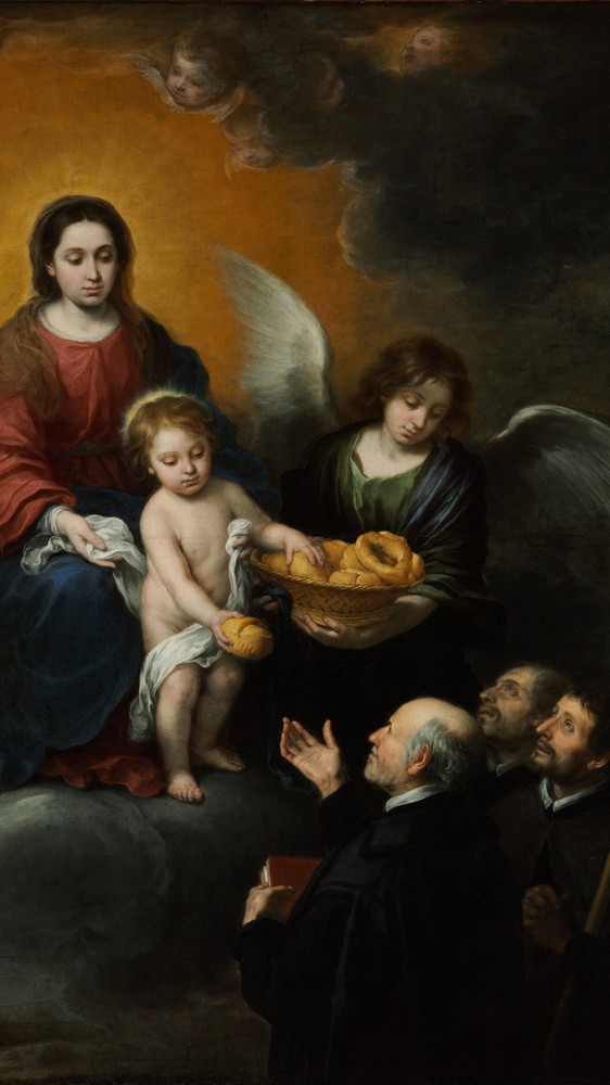 The Infant Christ Distributing Bread to the Pilgrims