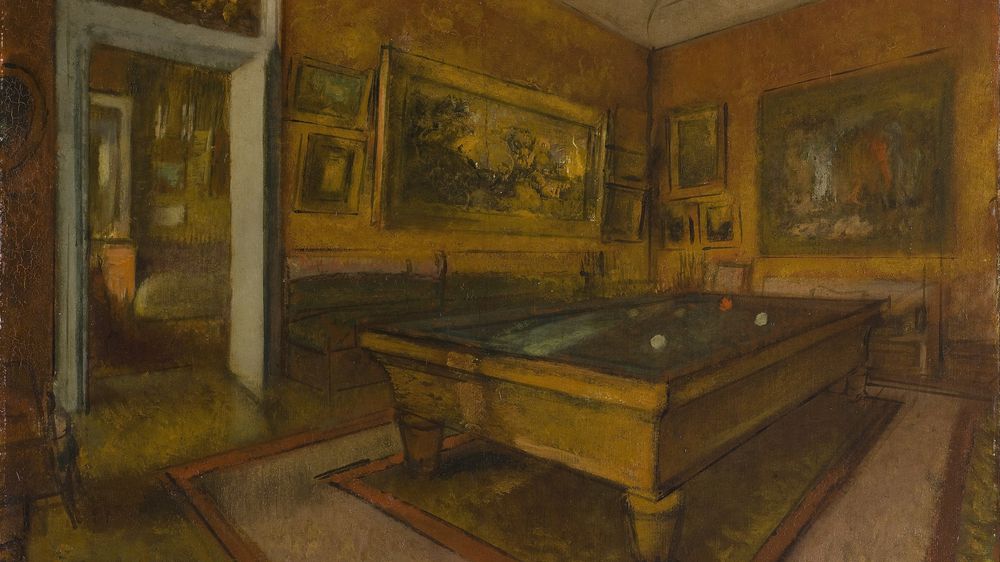Billiard Room at Ménil-Hubert