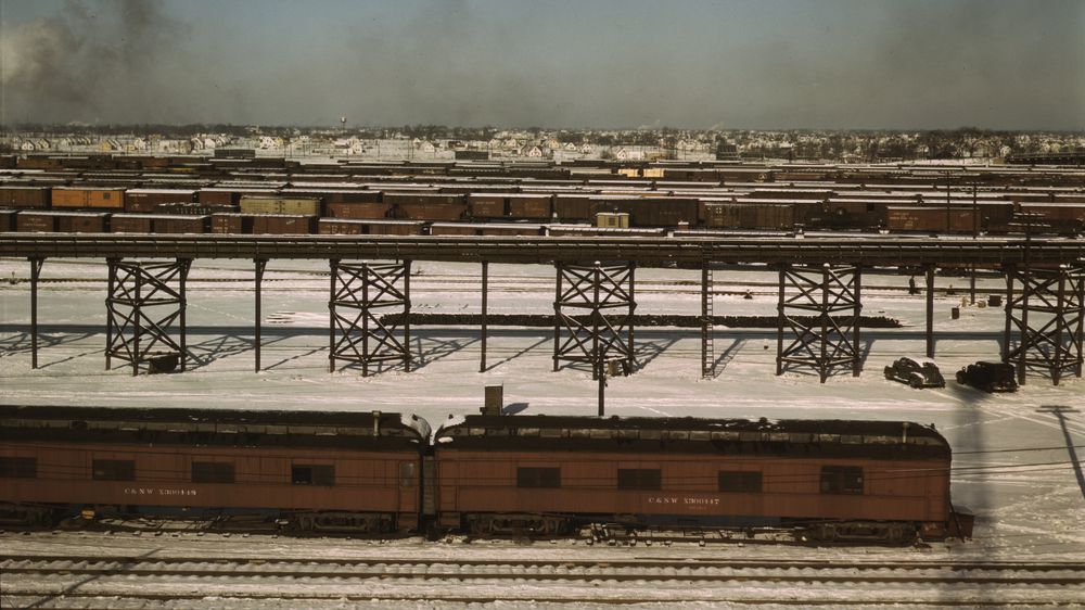 Looking Toward the Chicago Railroad Classification Yard