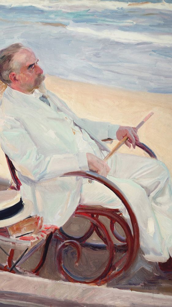 Antonio García at the Beach