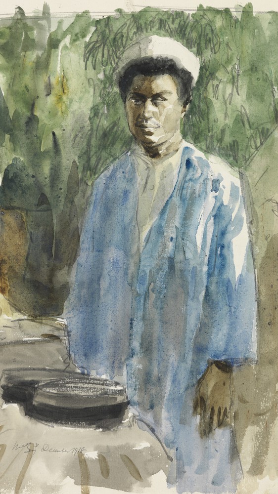 A Mess Cook - the Egyptian cook of No 10 Mess, at General Headquarters