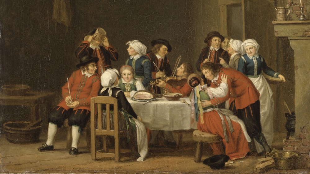 Convivial Scene in a Peasant's Cottage