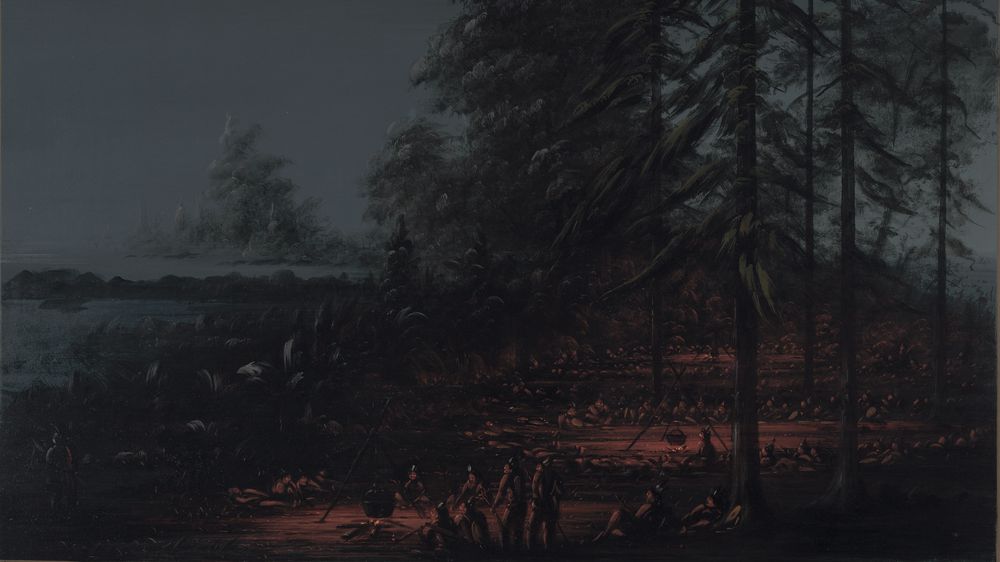 Bivouac of a Sioux War Party