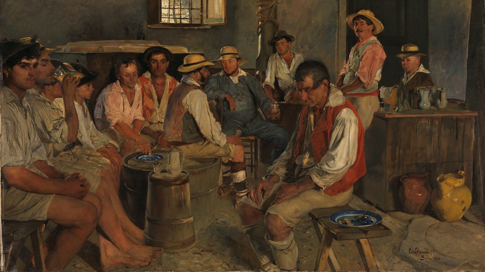 Siesta in an Osteria in Sora